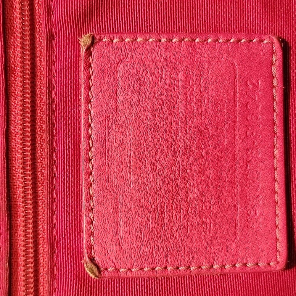 Coach Pink Poppy Shoulder Tote Bag - Picture 3 of 9